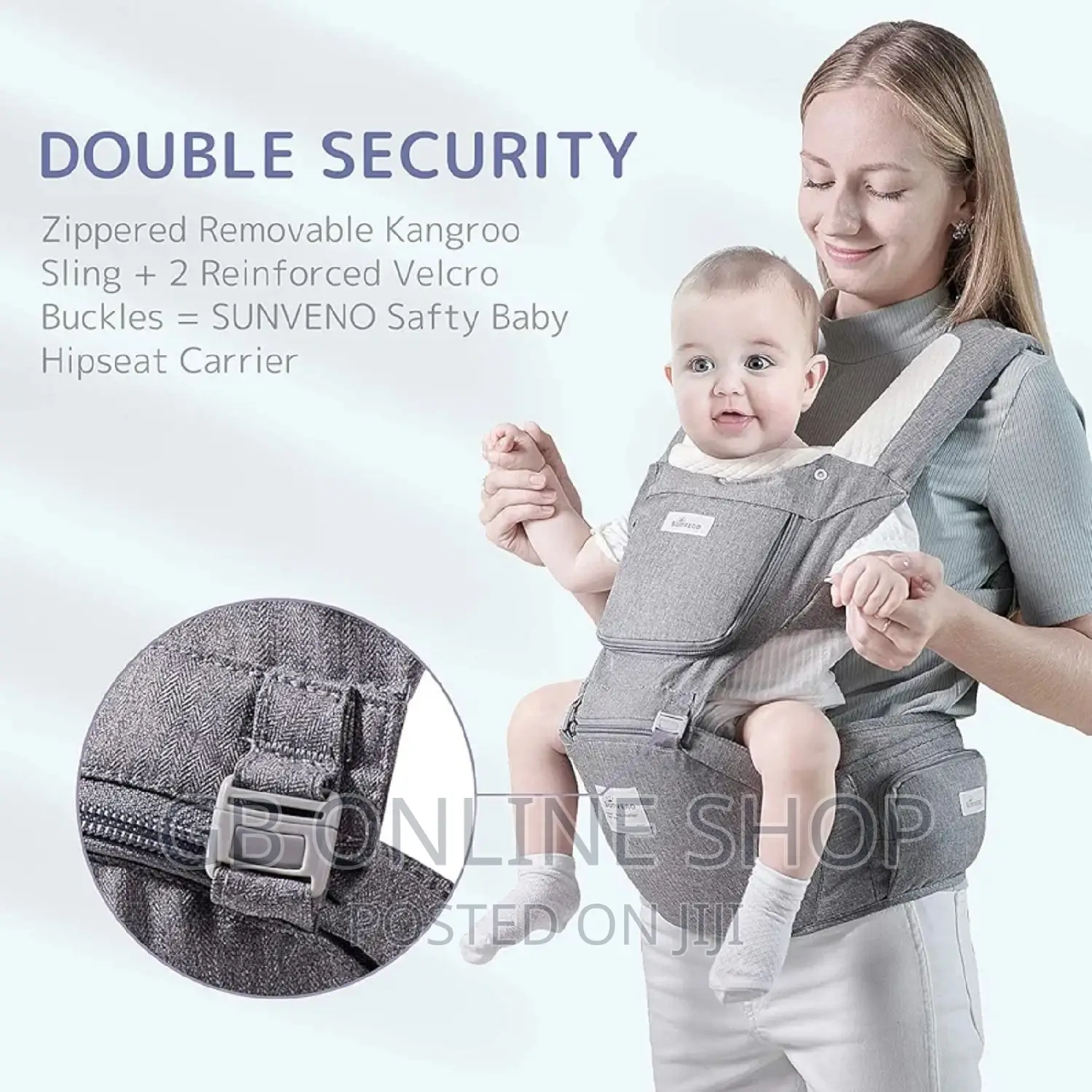 Multi Functional Baby Carrier With Hip Seat