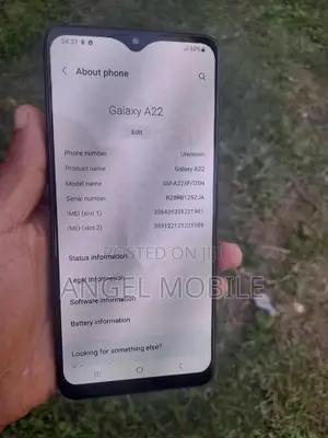 Photo - Samsung Galaxy A22 64 GB Black