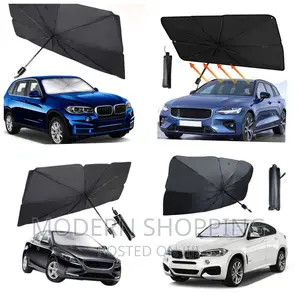 Photo - Foldable Car Sunshade Umbrella