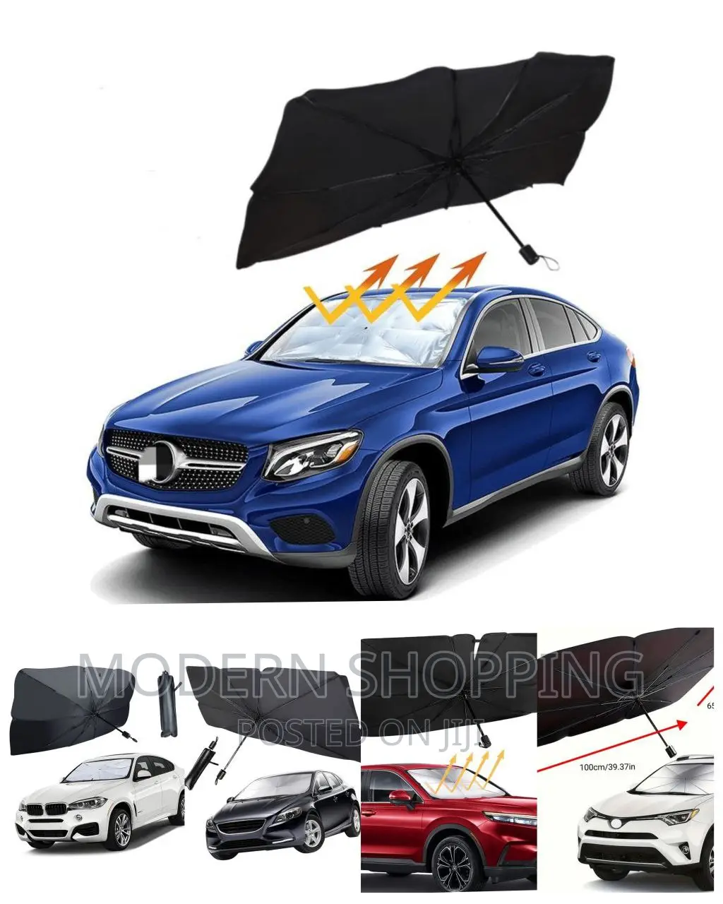 Foldable Car Sunshade Umbrella