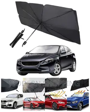 Photo - Foldable Car Sunshade Umbrella
