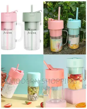 Photo - Mini Rechargeable Juicer Cup With Straw