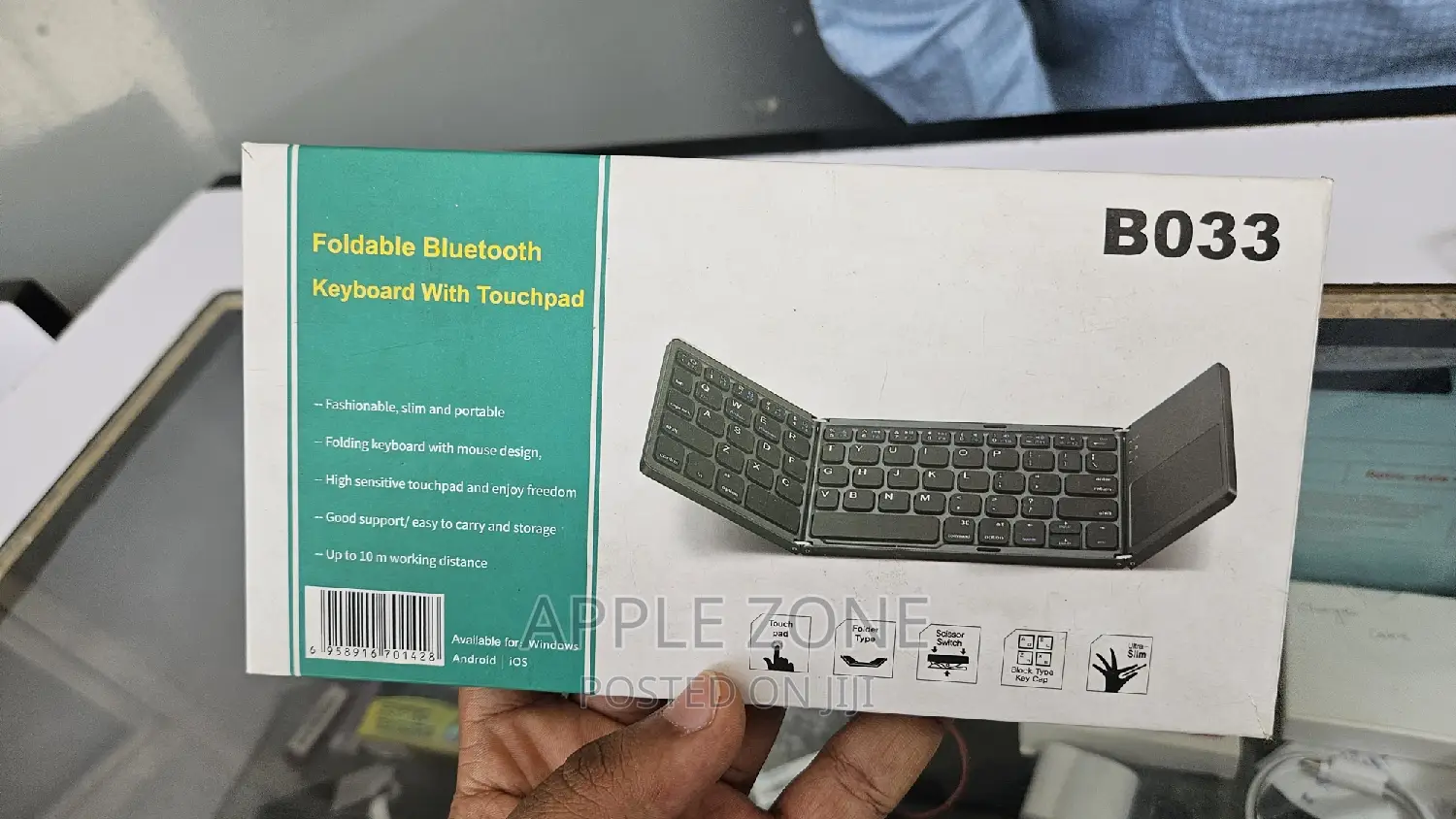 Foldable Bluetooth Keyboard With Touchpad