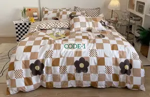 4 ትራሰ ጨርቅ ፣ 1 ኮምፈርት፣ 1 አንሶላ 
 220 በ 240 ለ 1.20 እና 1.5