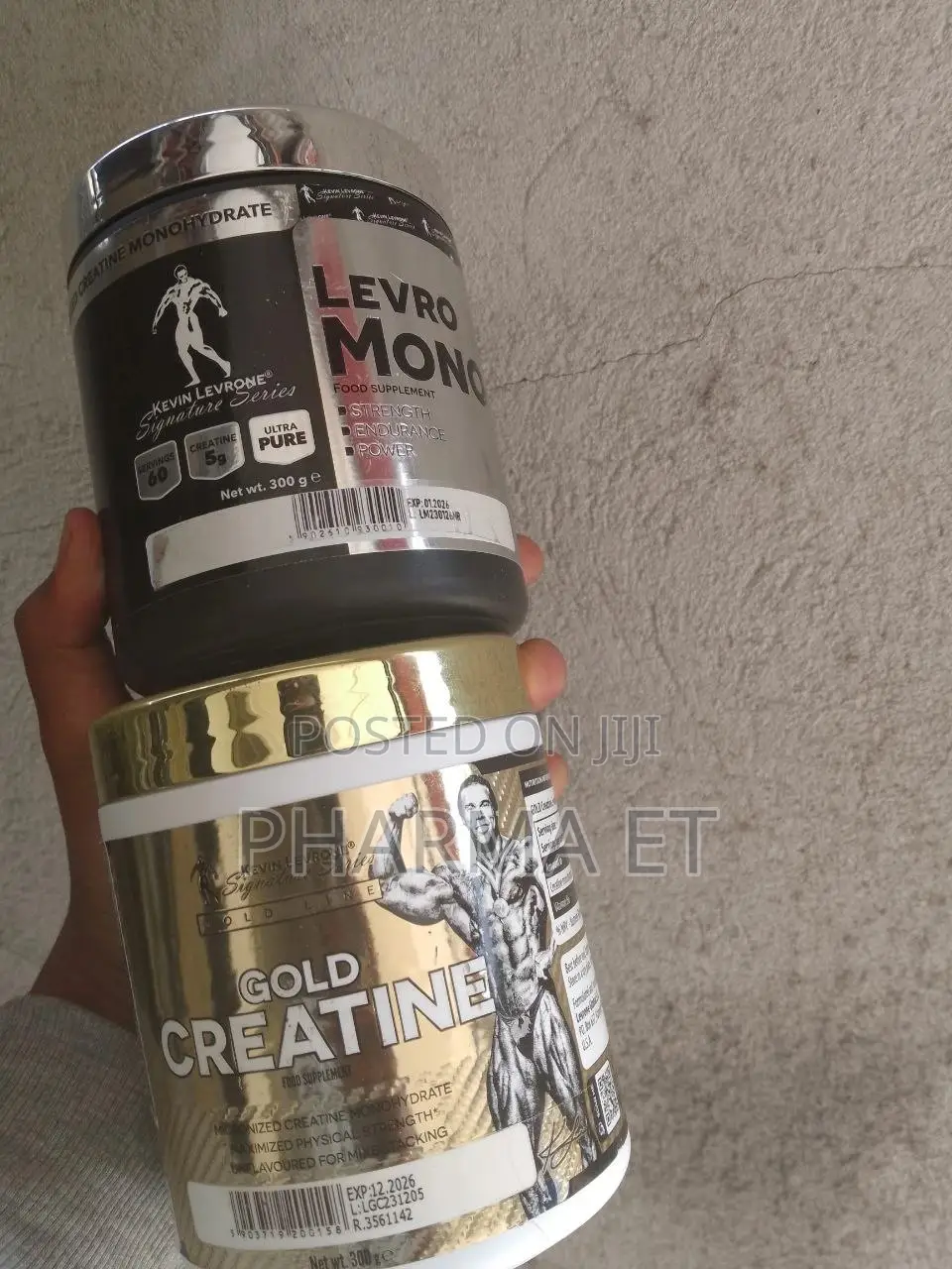 Gold and Levro Mono Creatine Monohydrates