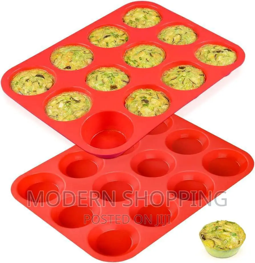 12 Cup Baking Silicon Mold