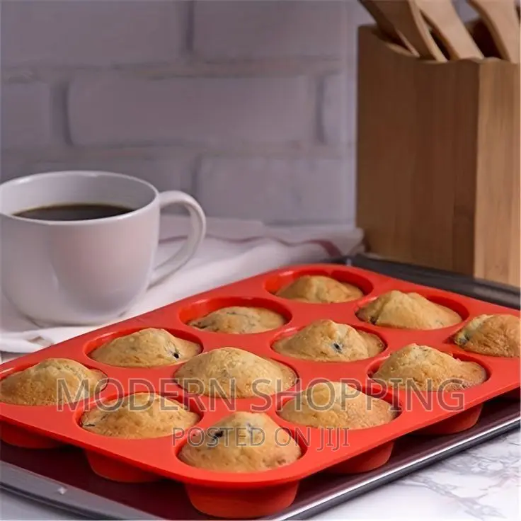 12 Cup Baking Silicon Mold