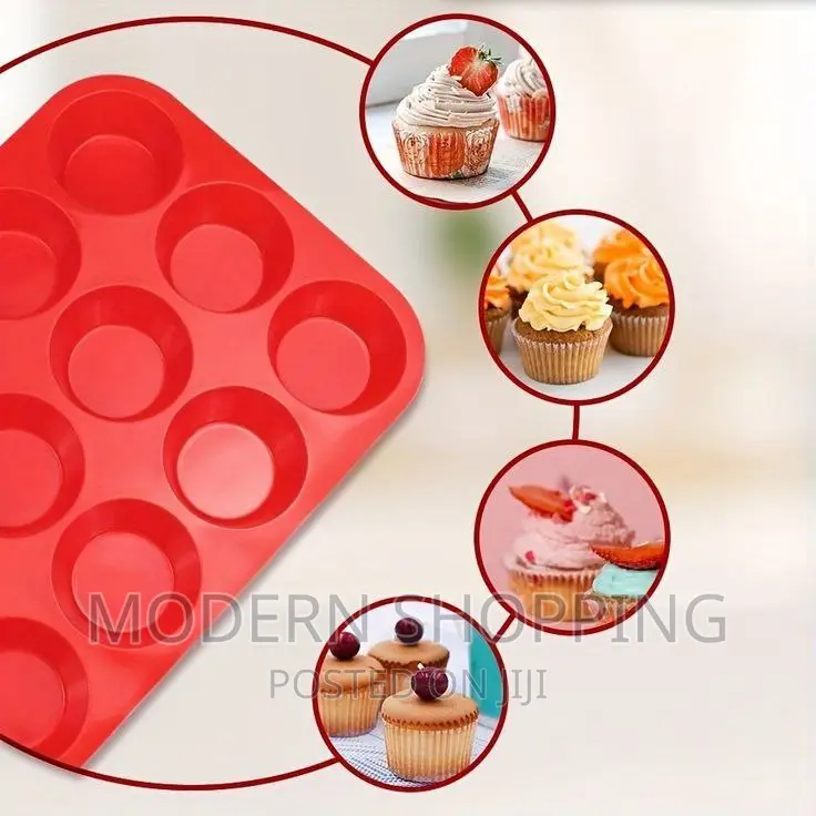 12 Cup Baking Silicon Mold