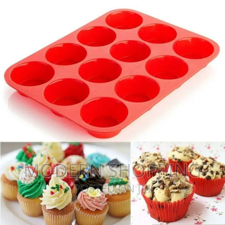 12 Cup Baking Silicon Mold