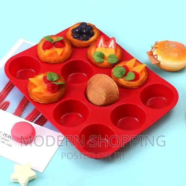 12 Cup Baking Silicon Mold