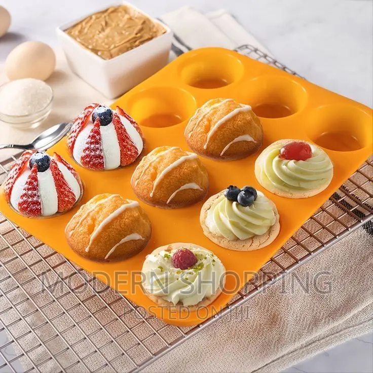 12 Cup Baking Silicon Mold