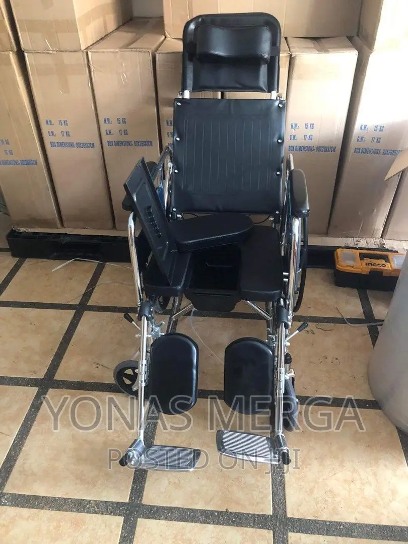 Reclining Commode Wheelchair Surrmed Reclining Wheelchair