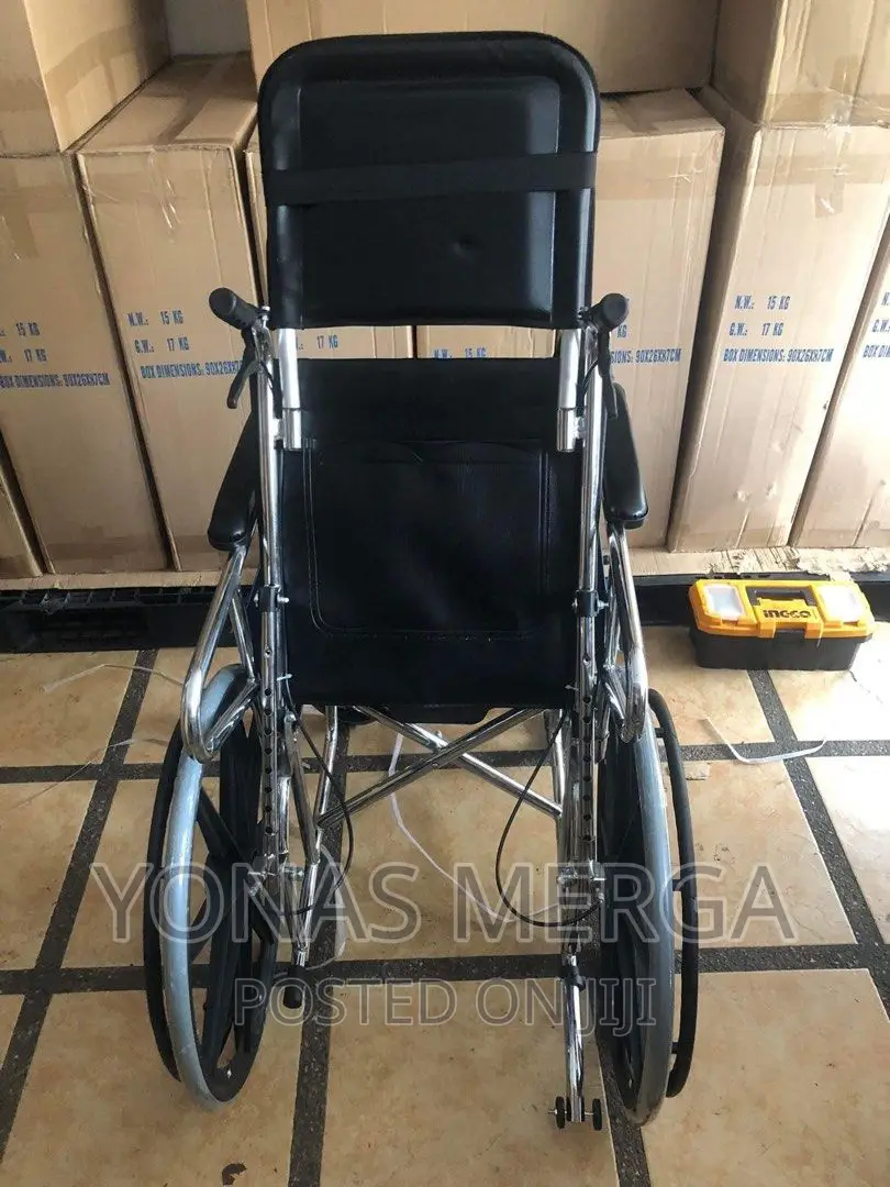 -*Reclining Commode Wheelchair*+Medx Reclining Wheelchair
