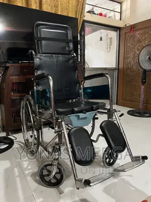 Toilet Wheelchair 954LGCB Aluminum Reclining Wheelchair
