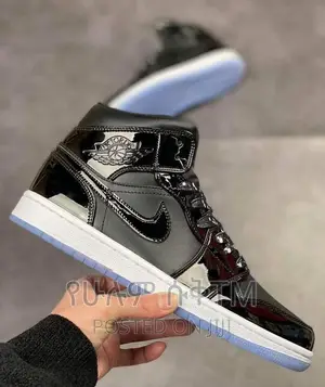 Photo - Original Air Jordan 1 High Og Space Jams Shoes