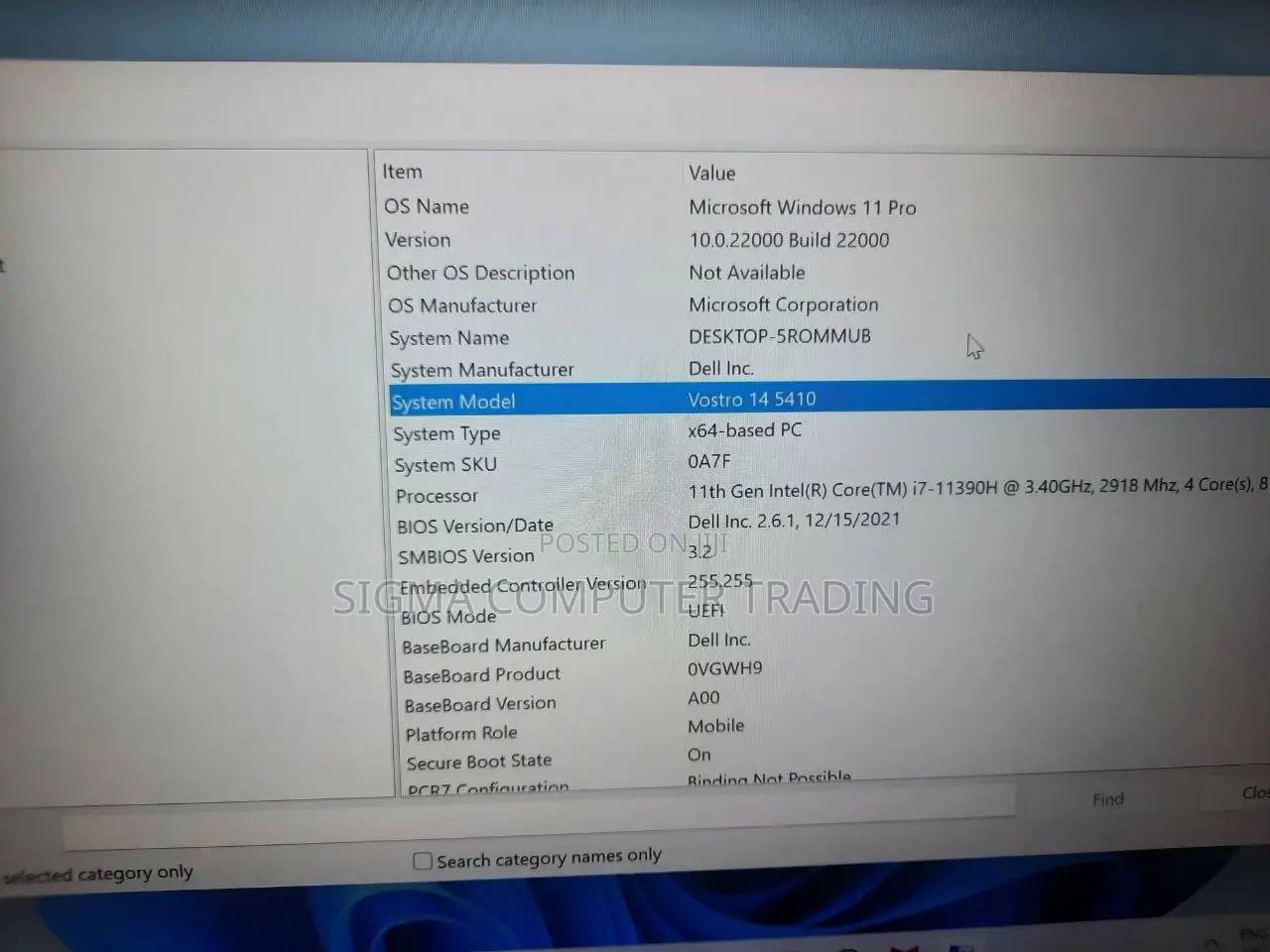 New Laptop Dell Vostro 1440 16GB Intel Core I7 SSD 512GB