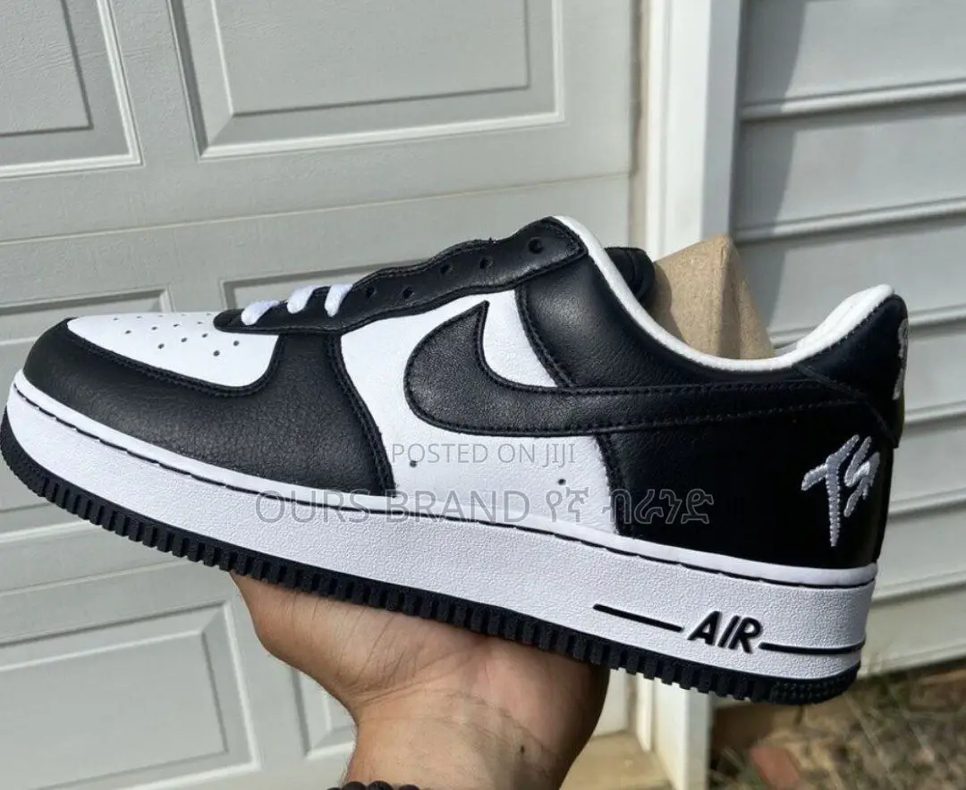 Nike Air Force 1 Low X Terror Squad ‘Black White’ Shoes