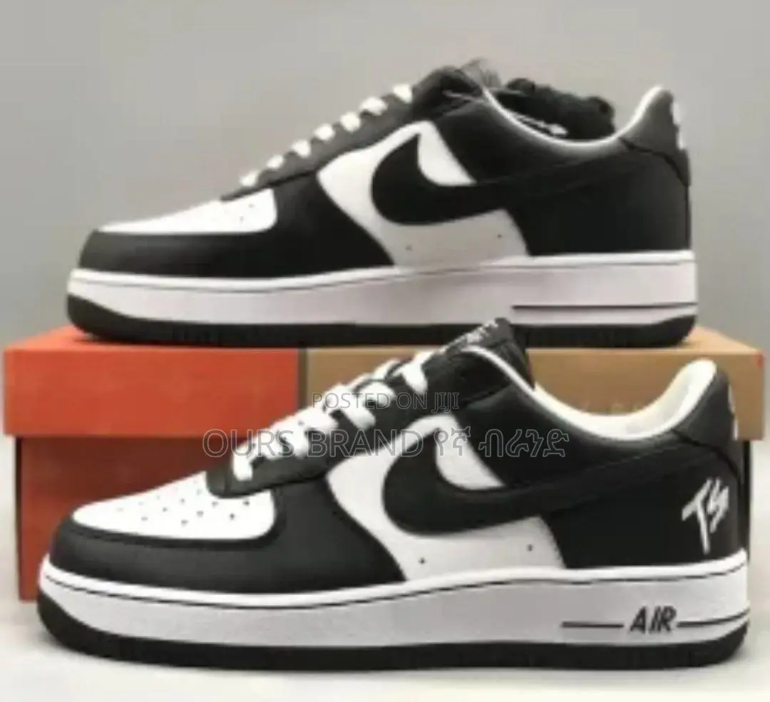 Nike Air Force 1 Low X Terror Squad ‘Black White’ Shoes