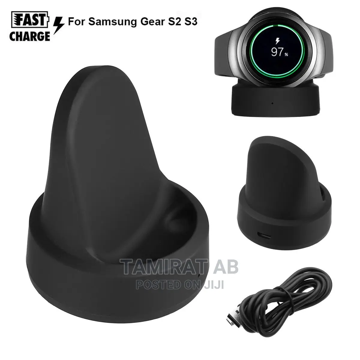 Wireless Charger Dock for Samsung Galaxy Gear S3 Smart Watch