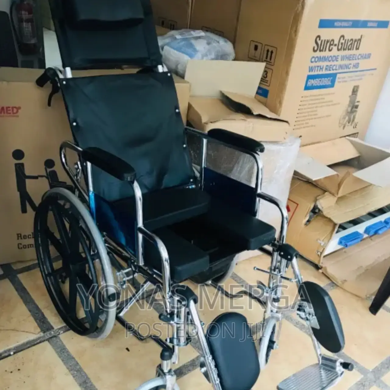 Wheelchair Suffering From Severe Injurie Accident or Elderly