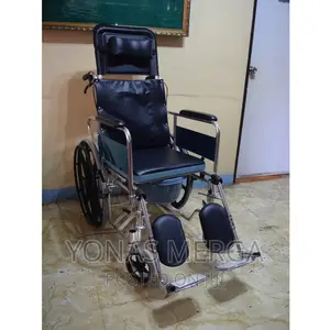 Toilet/New/Mags Gulong Reclining Comode Wheelchair Heavyduty