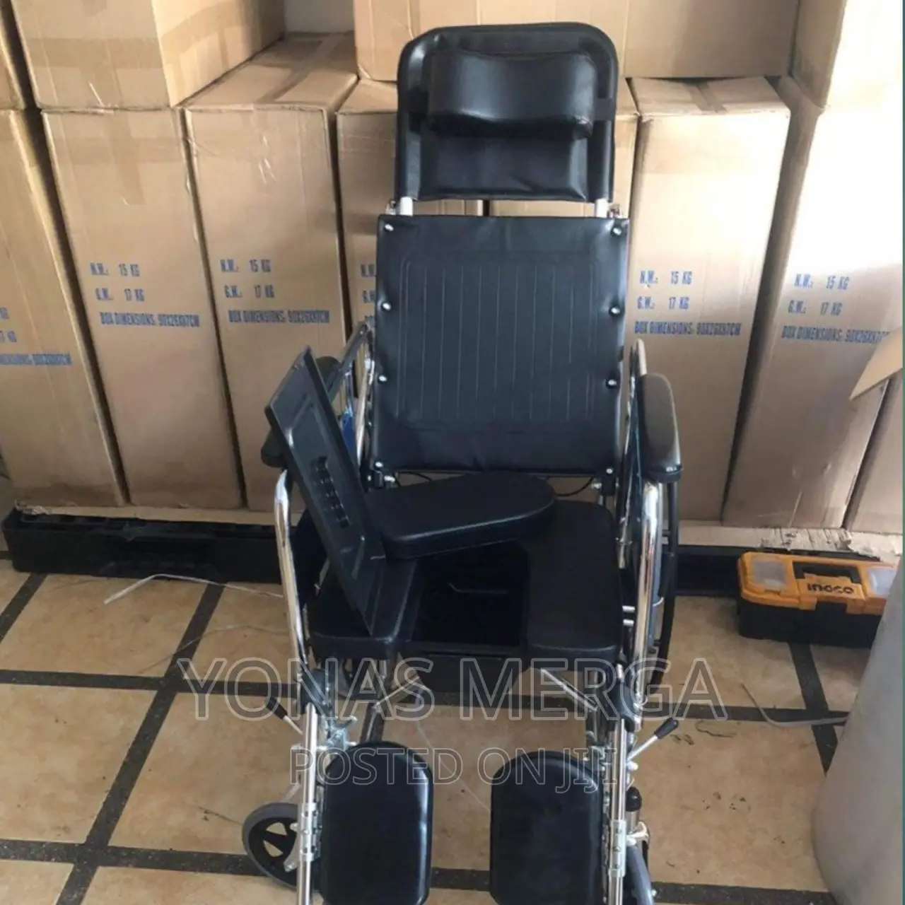 Wheelchair PROMO Left1-Highback Recliner Foldable Wheelchair
