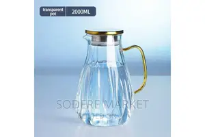 Diamond Transparent Glass Water Jug