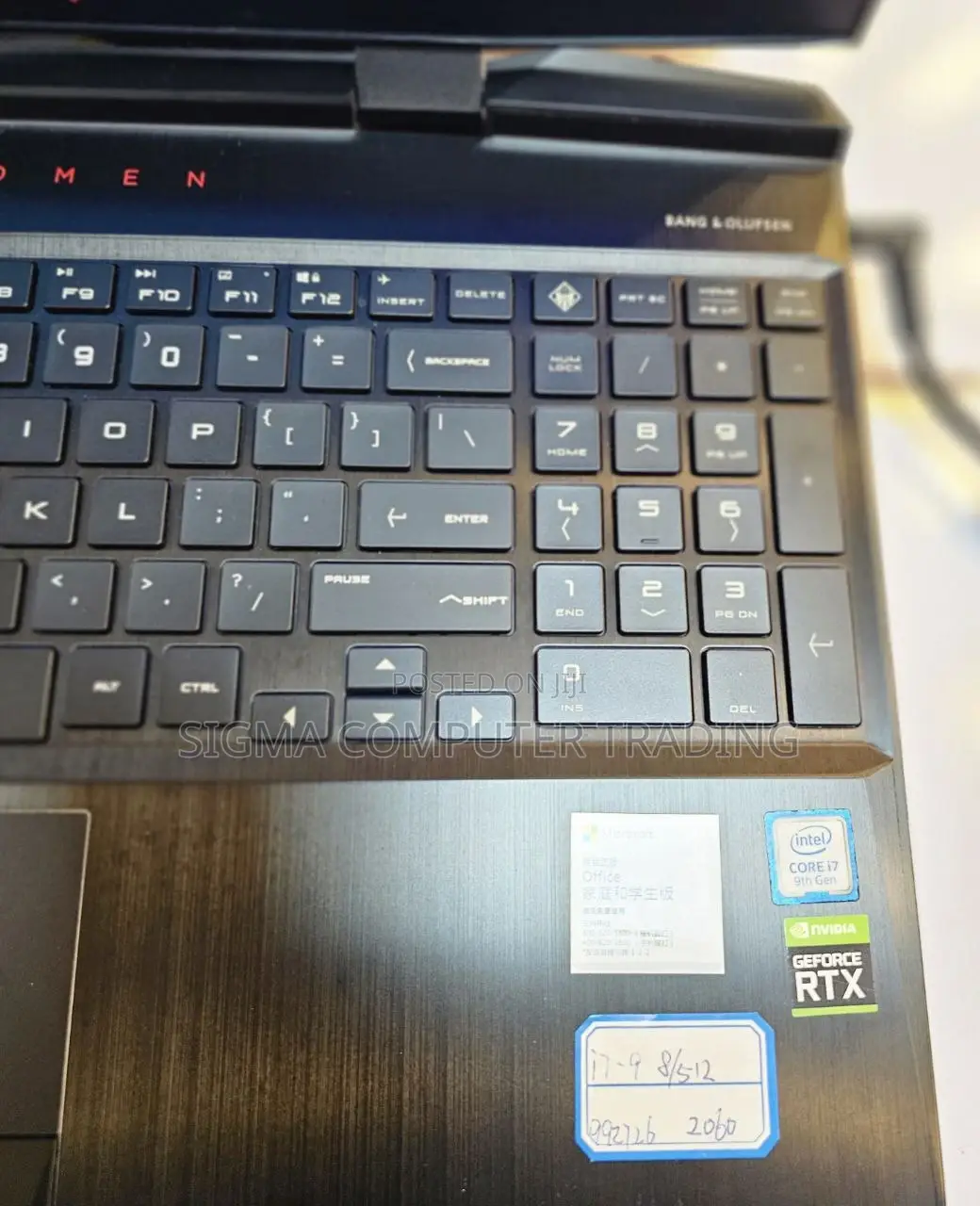 New Laptop HP Omen 15 8GB Intel Core I7 SSD 512GB