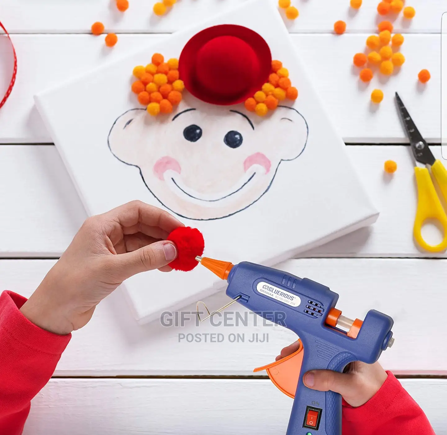 100watt Hot Glue Gun With 5 PCS Hot Melt Glue Stick Diycraft