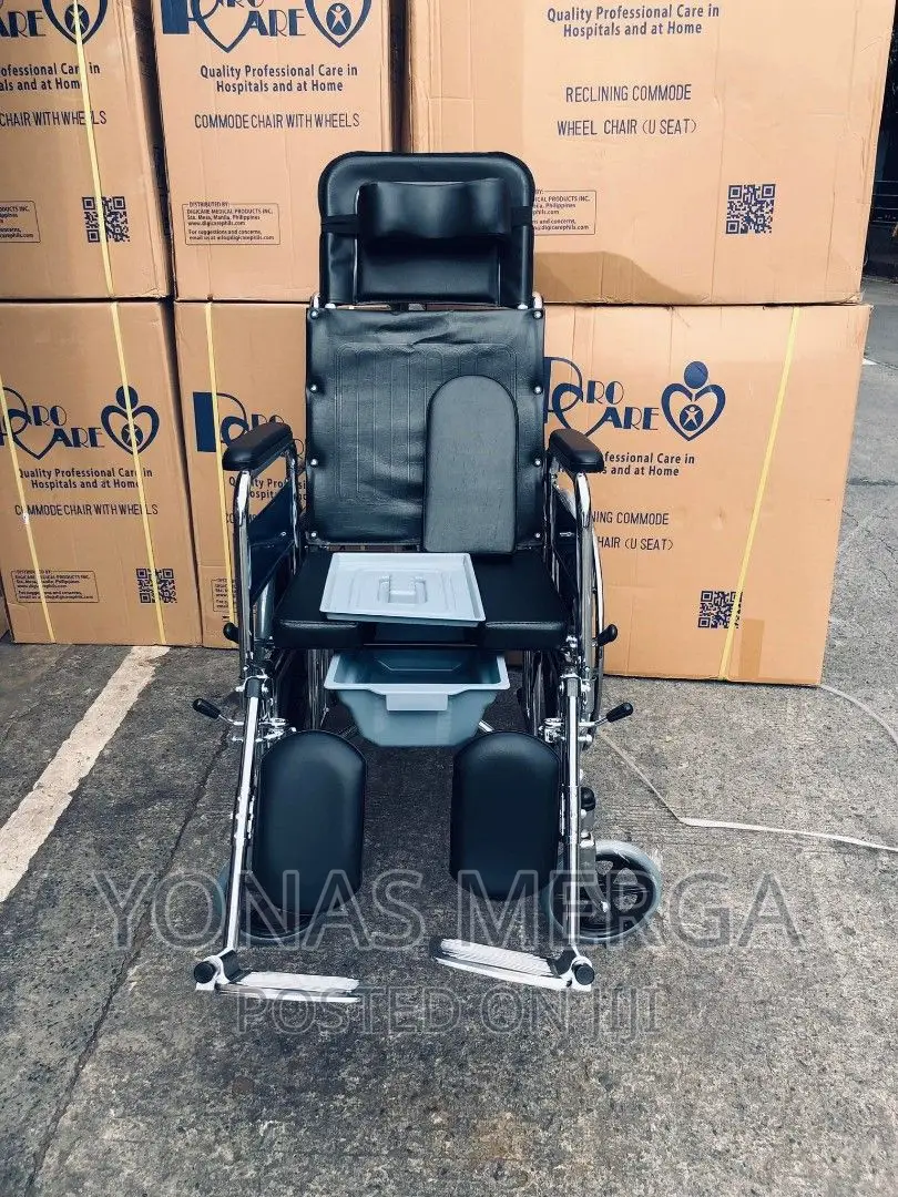 Toilet Wheelchair NEGOTIABLE Pro Life Reclining Wheelchair