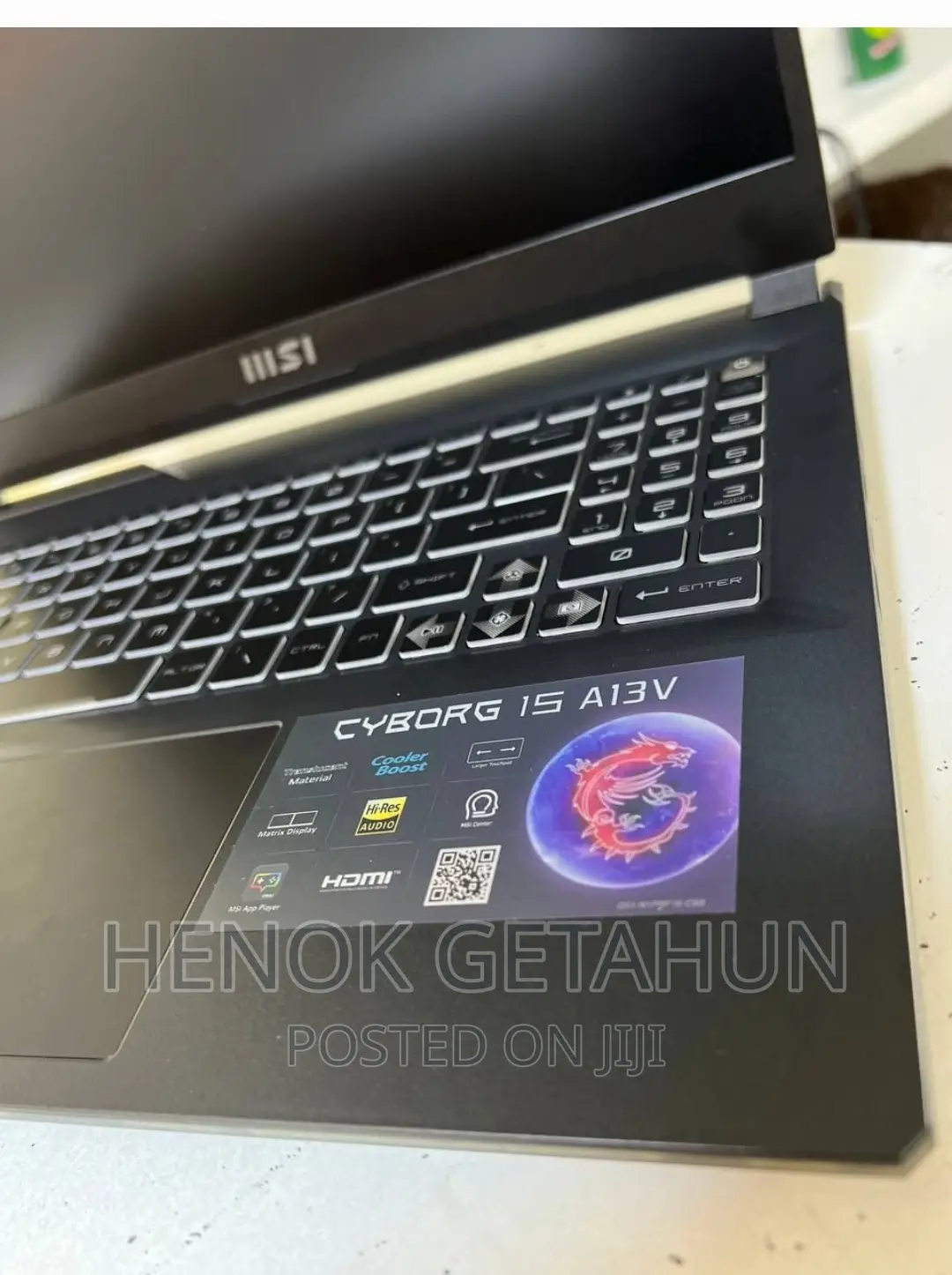 New Laptop MSI MSI Sword 15 16GB Intel Core i5 SSD 512GB