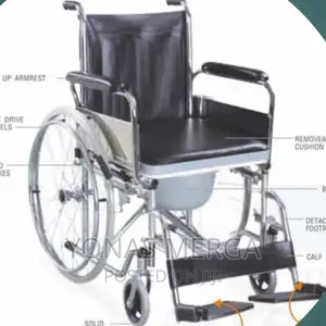 Sagar Commode Wheelchair Folding, Automation Grade: Manual