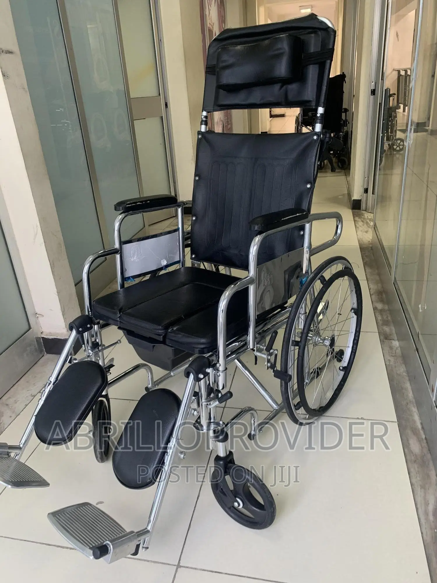 High Back Full Reclining Wheelchair|Transport Used Whelchair