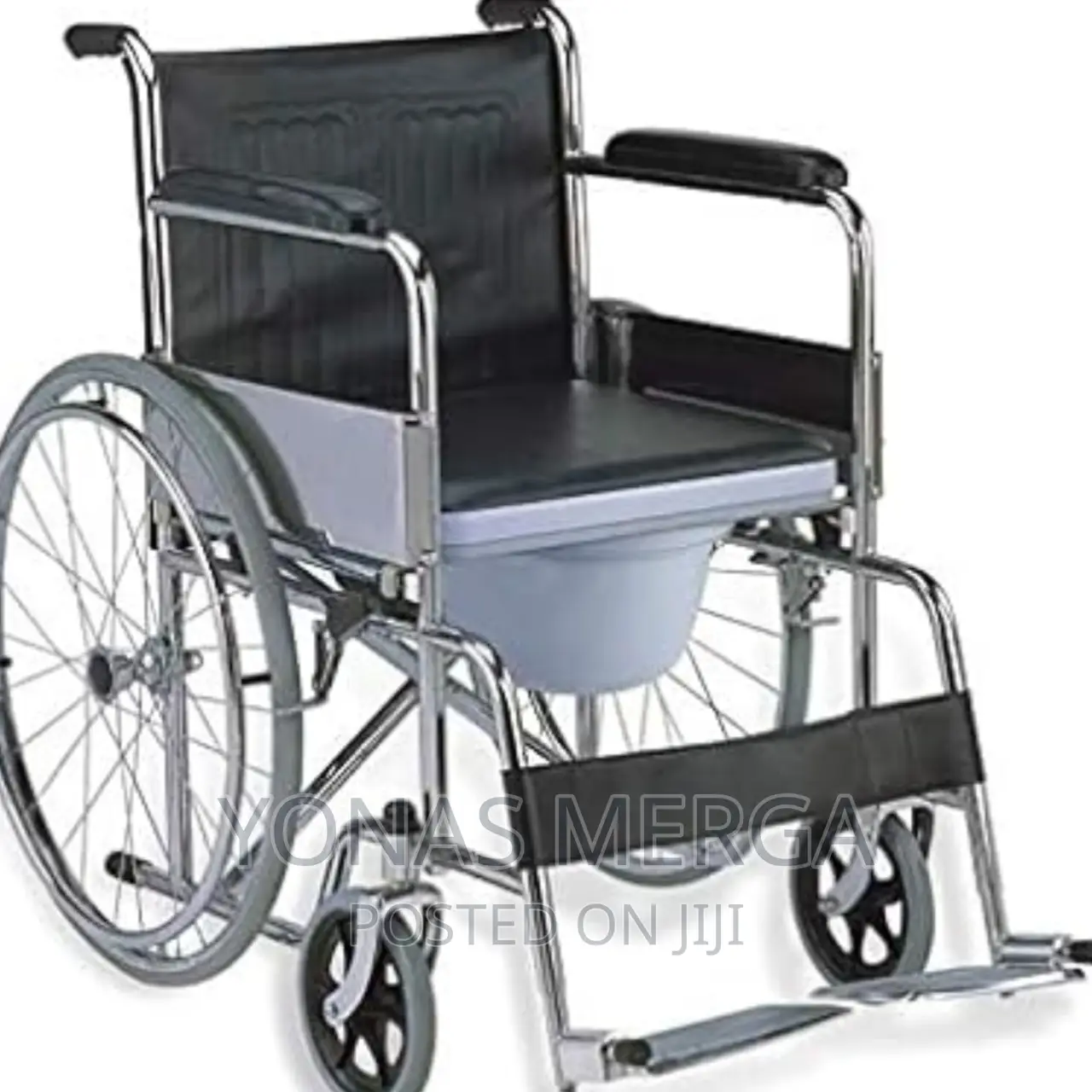 Foldable Commode Wheelchair
Chrome Steel Structure Device