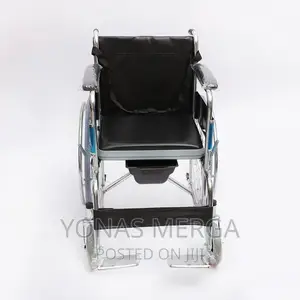 Toilet Wheelchair Approx.150 Kg Manual Wheelchairs, 4 Wheels