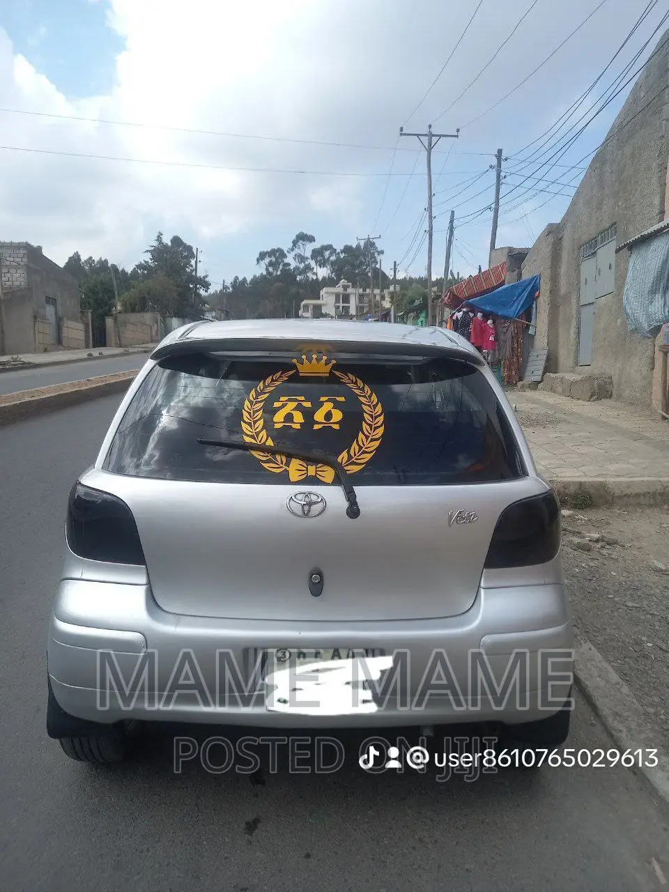 Toyota Vitz 2002 Silver