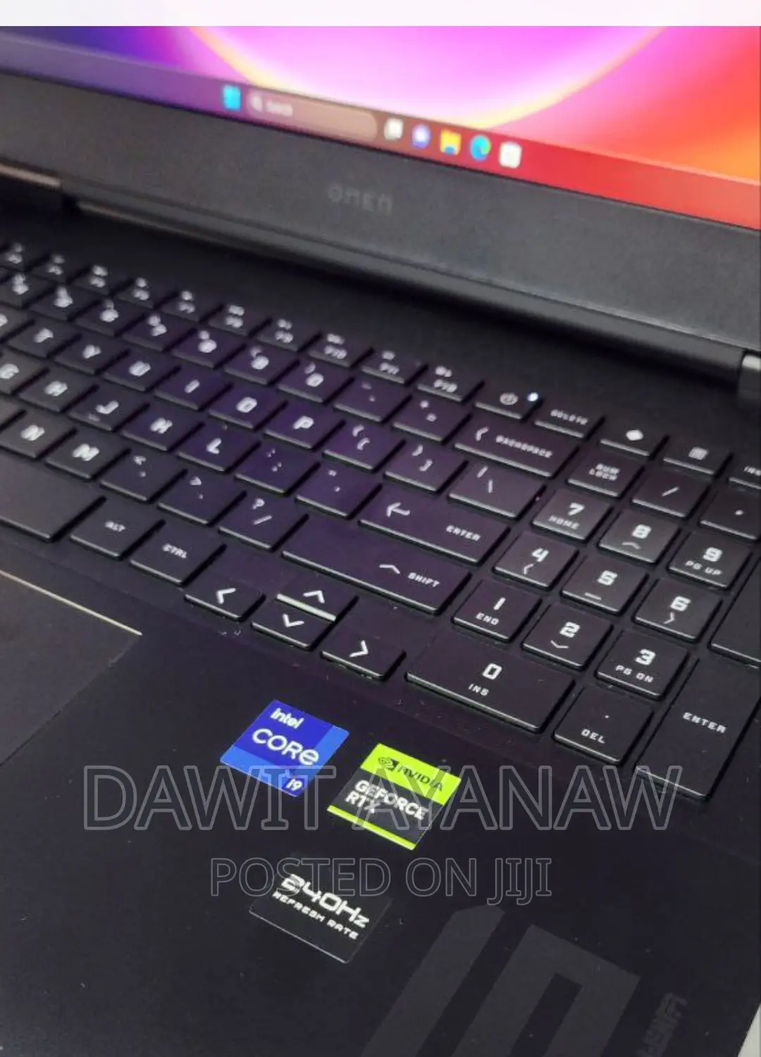 New Laptop HP Omen 15 16GB Intel Core I9 SSD 1T