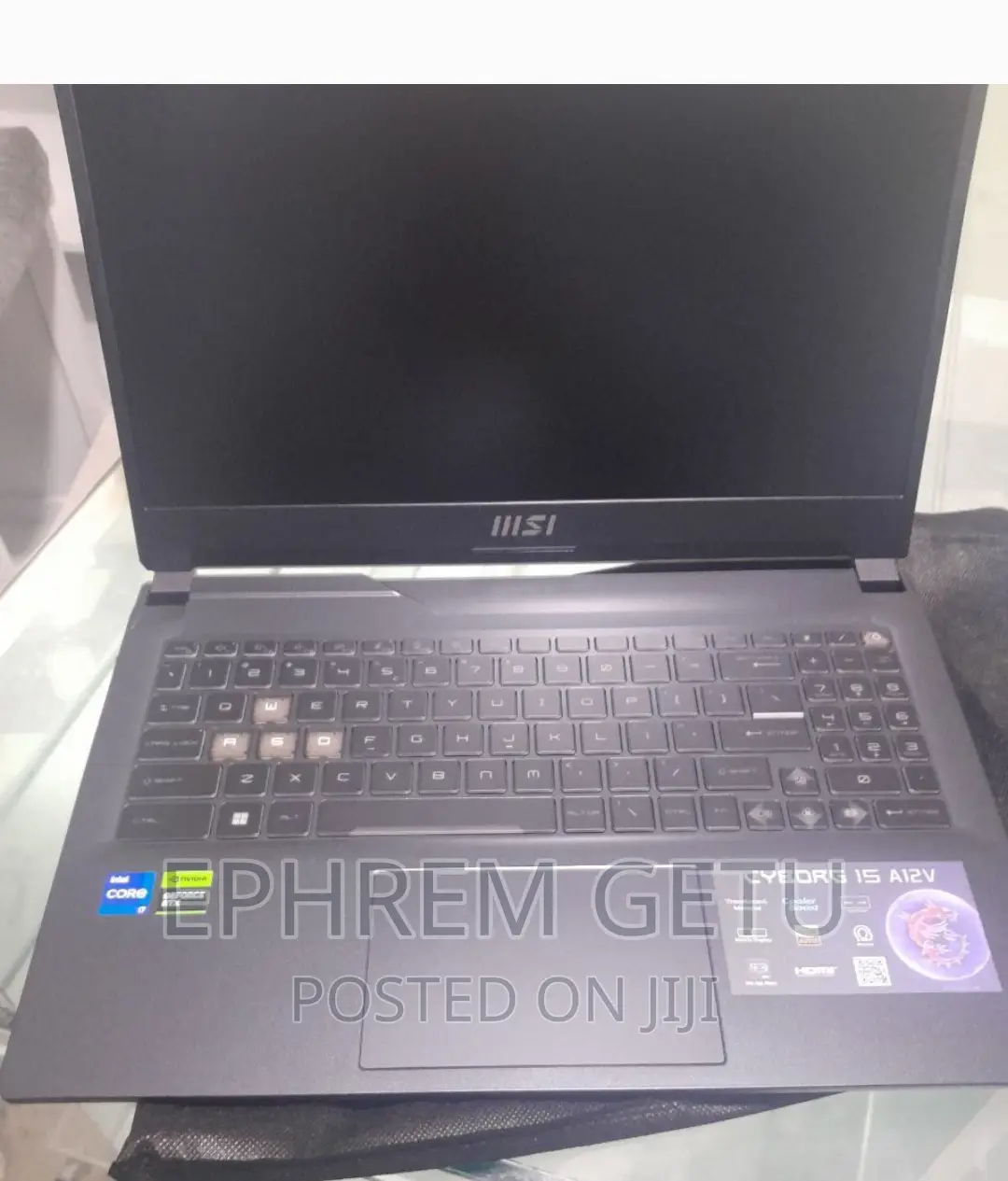 New Laptop MSI GE66 Raider 16GB Intel Core I7 SSD 512GB