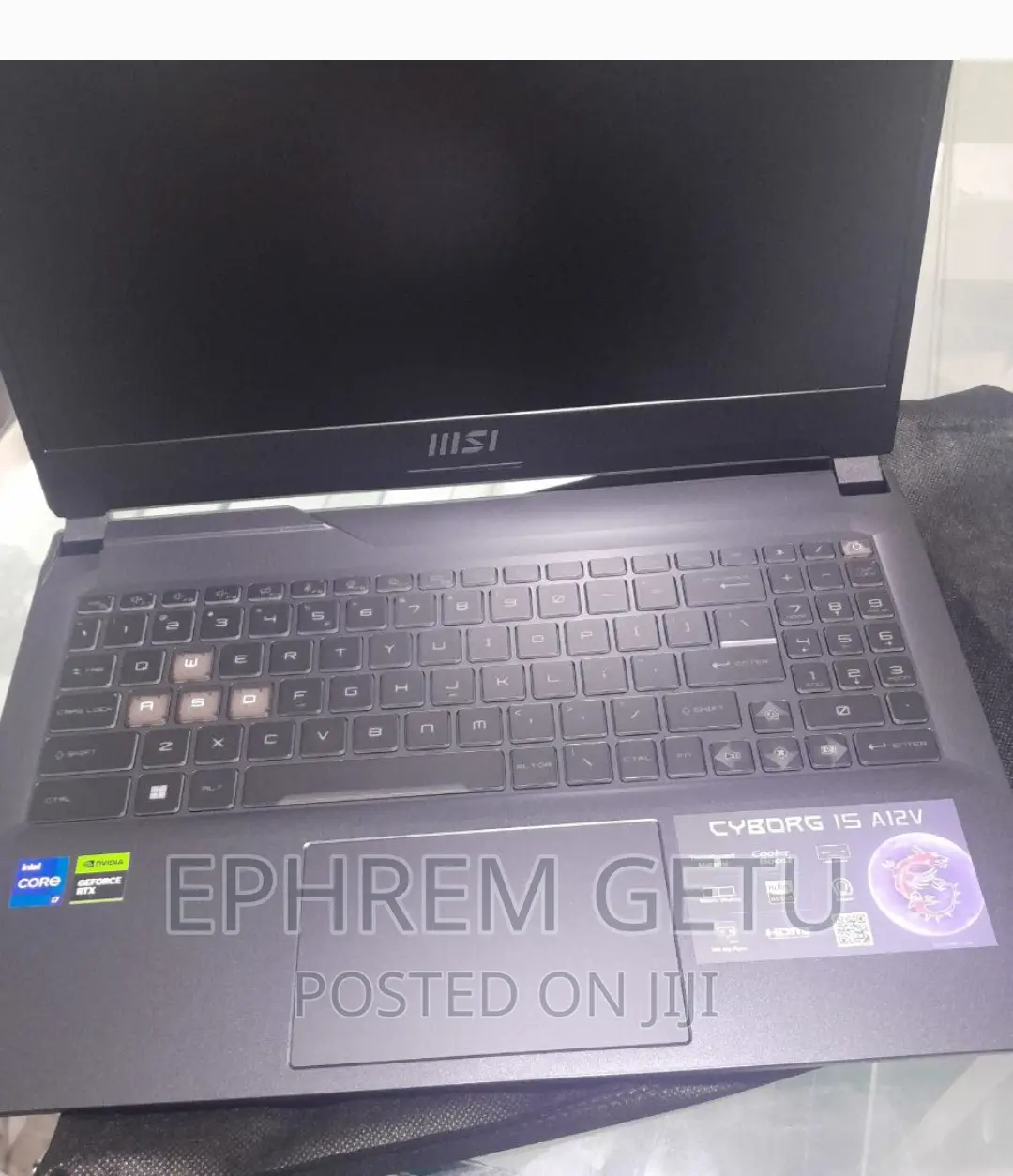 New Laptop MSI GE66 Raider 16GB Intel Core I7 SSD 512GB