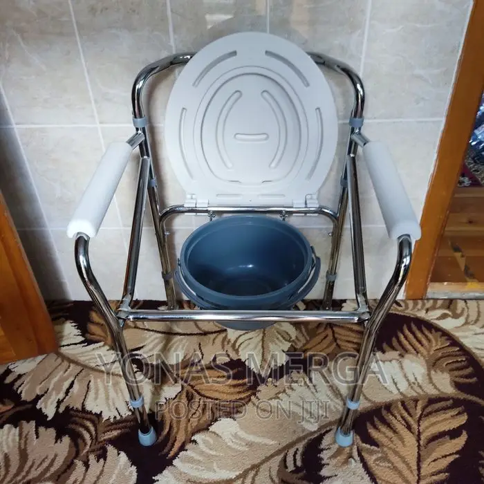 Injury/Surgery Person Foldable Stainless Steel Commode Chair