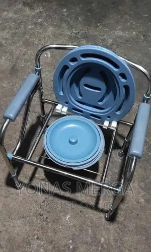 Photo - Commode Wheelchair,Standard Who Needs Help Going to Toilet