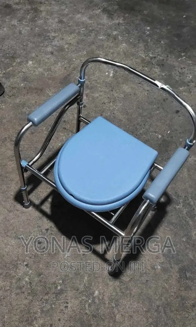 Stainless Steel Gray Commode ,Type of Chair: Foldable