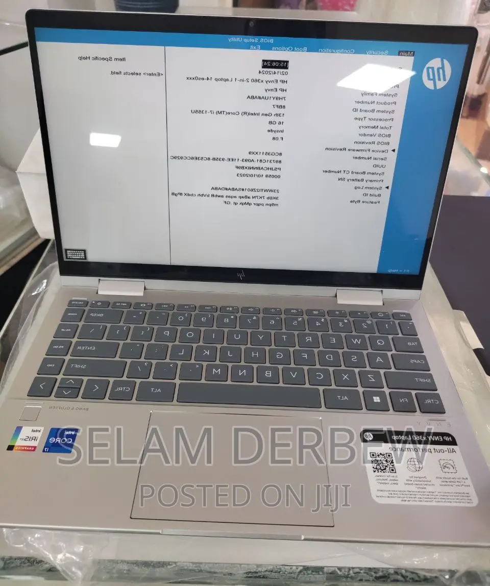 New Laptop HP Envy X360 16GB Intel Core I7 SSD 1T