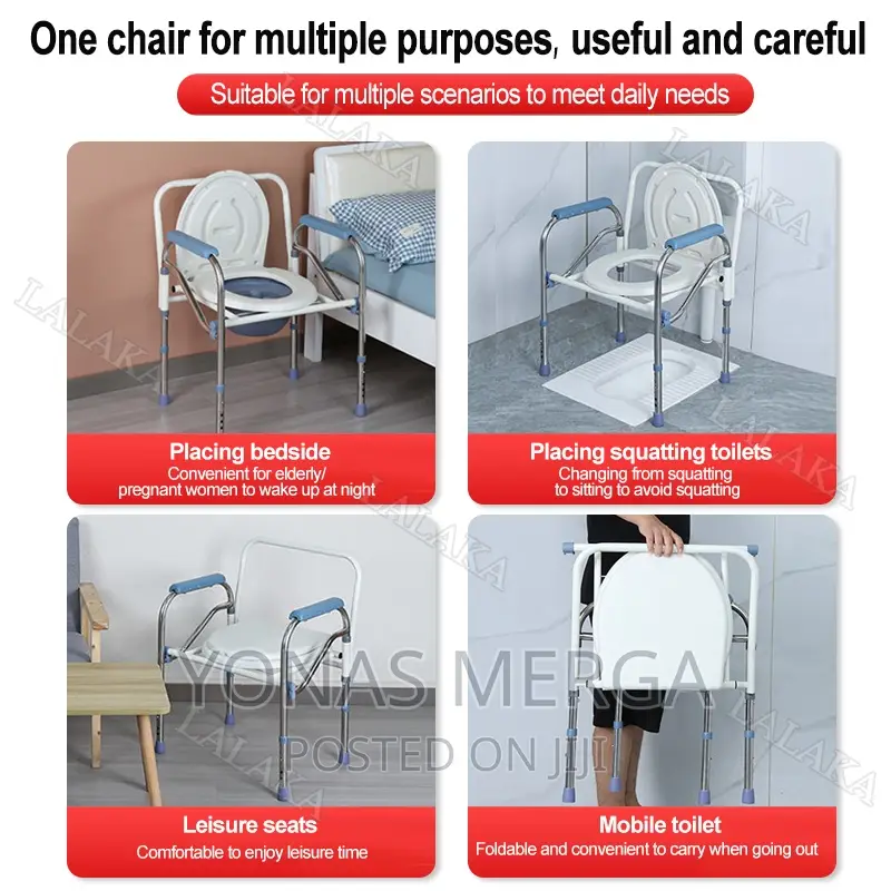 Commode Chair Cushion Seat Cover/(Still in Plastic Cover)