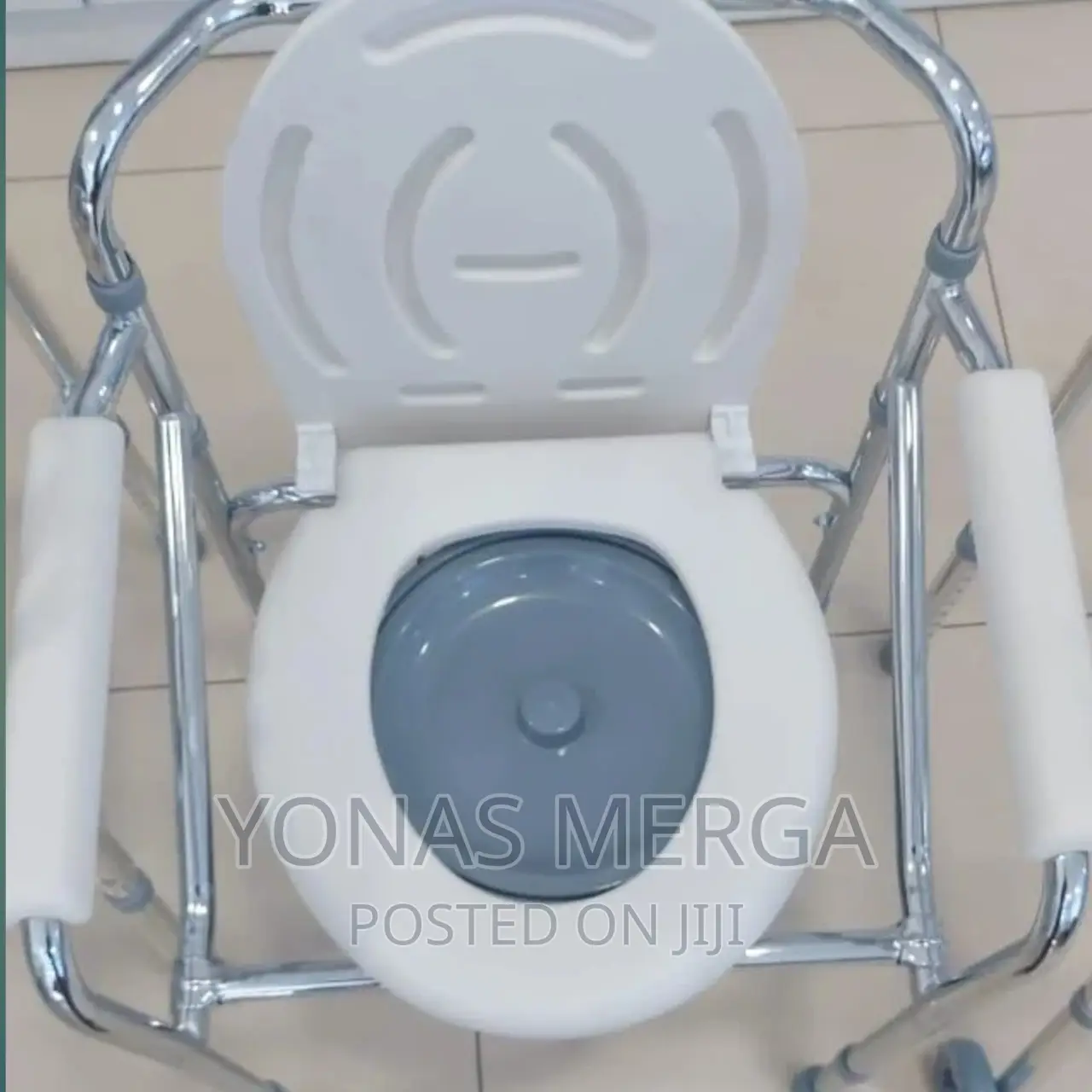 Tan45 Commode Chair Stainless Steel 100+ KGS Weight Capacity