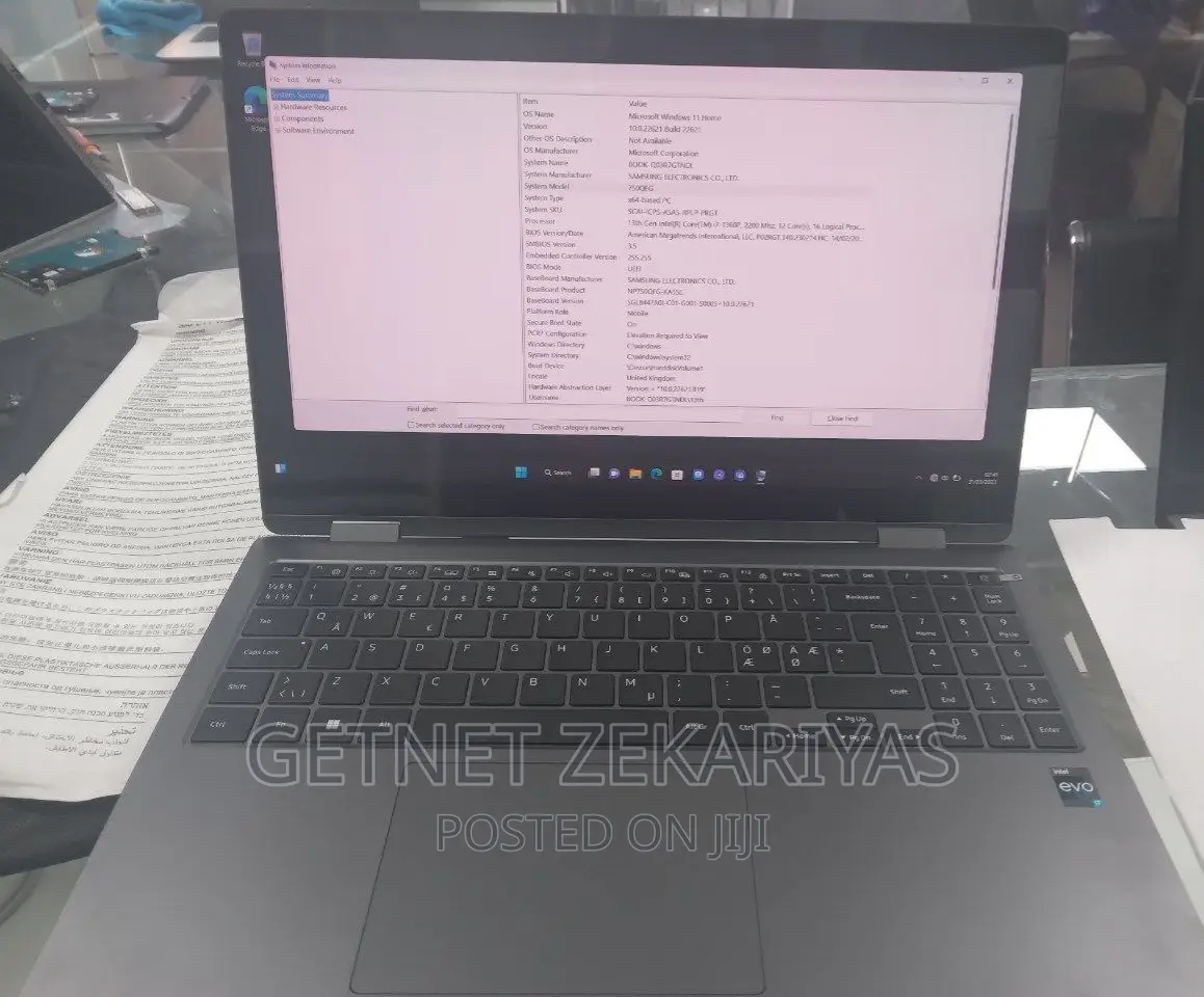 New Samsung Galaxy Book3 360 15 NP750QFG 16GB Intel Core I7 SSD 512GB