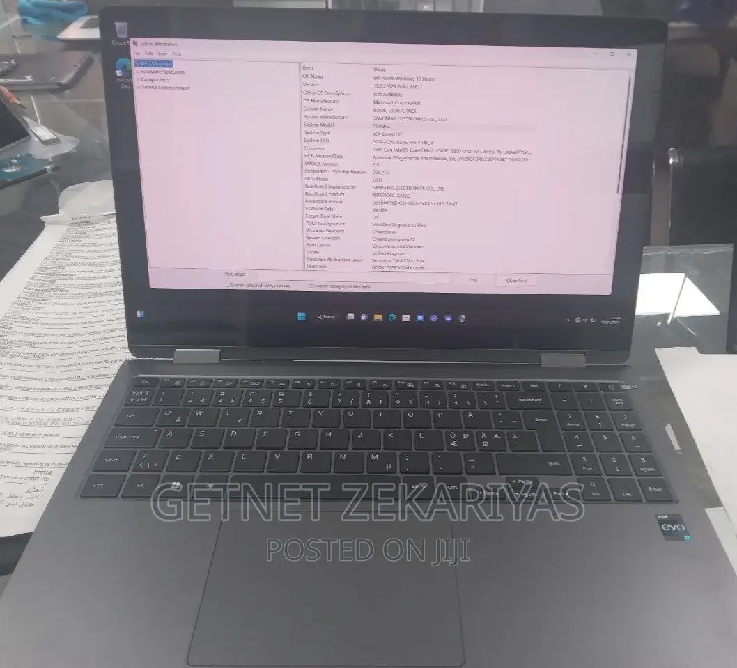 New Samsung Galaxy Book3 360 15 NP750QFG 16GB Intel Core I7 SSD 512GB