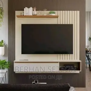 Photo - Habesha Furniture Tv Stands ግድግዳ ላይ የሚለጠፉ ቲቪ ስታንዶች