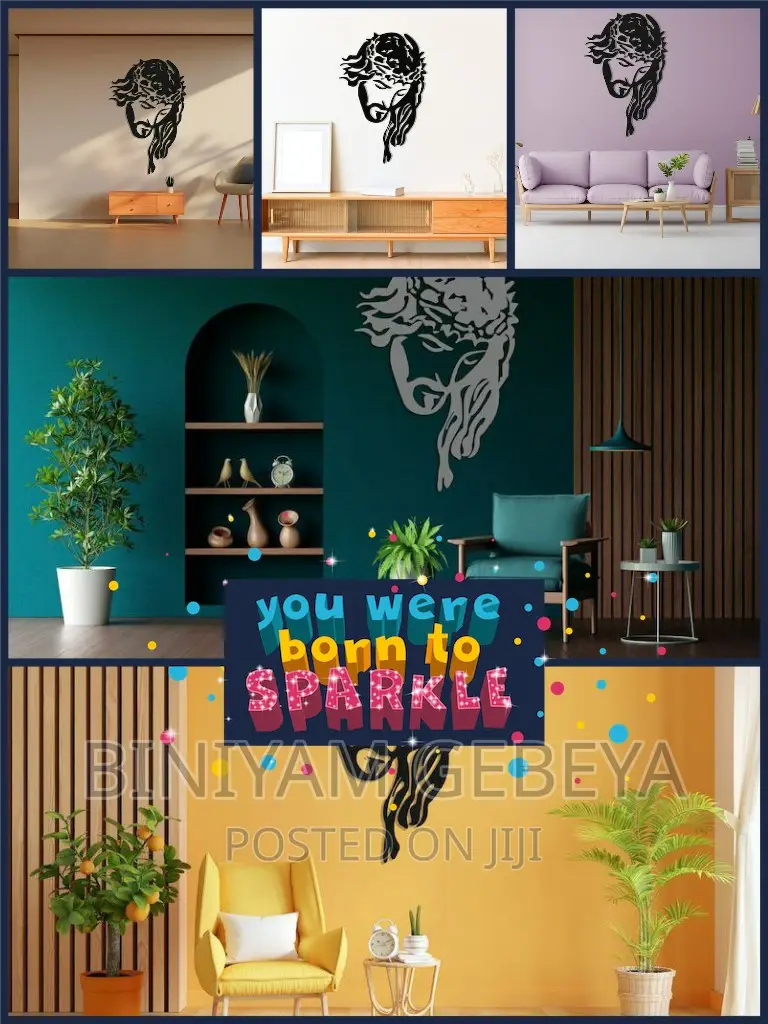 Lightweight Decor Jusus Wall ግርግዳ ላይ የሚለጠፍ