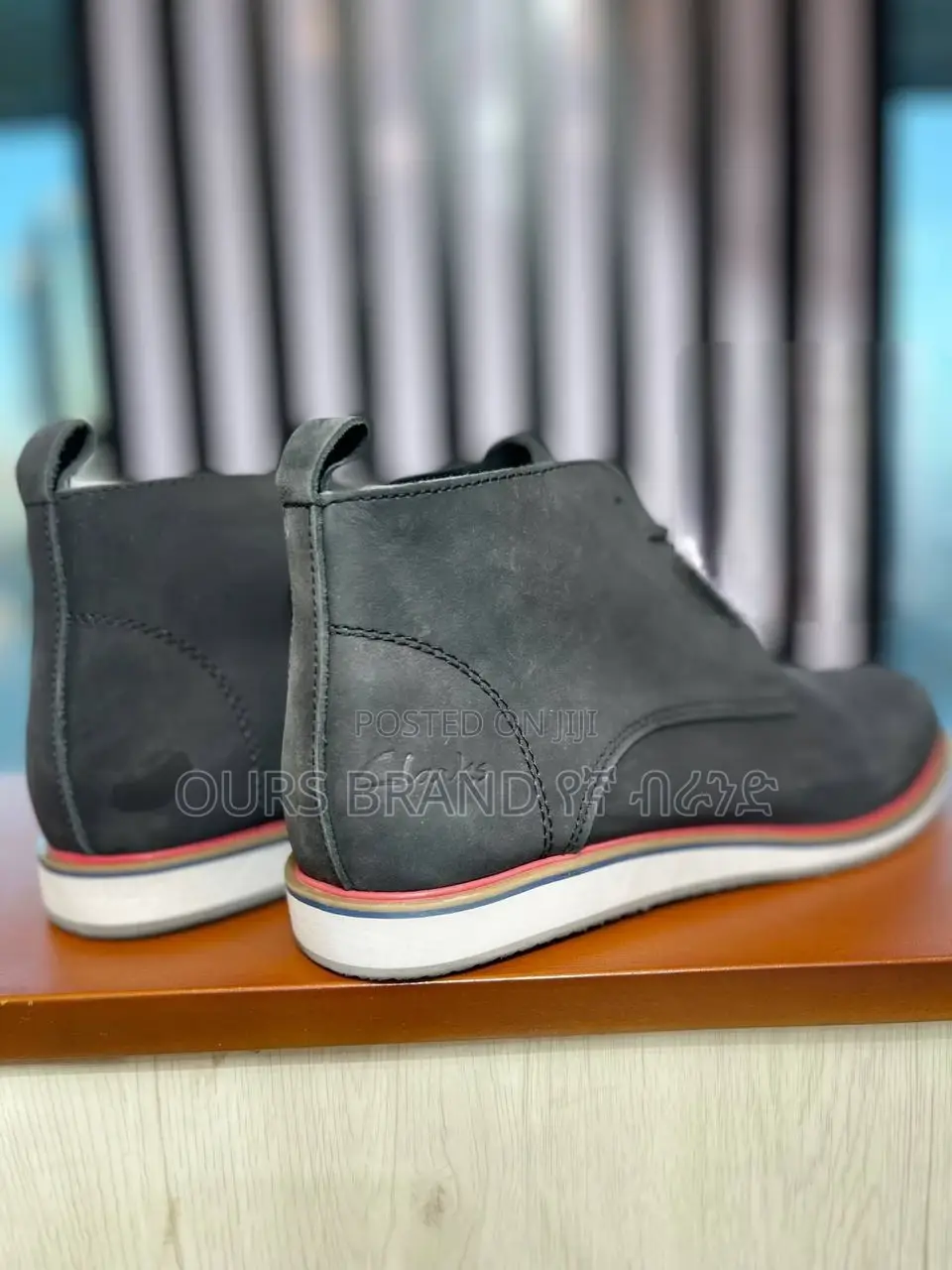 Premium Quality Clark's Pure Leather England Ankle Boots